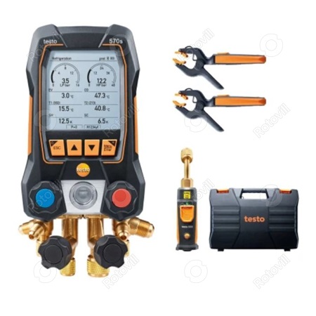 SZERVÍZCSAPTELEP  TESTO 570s OKOS VÁKUUM SZETT