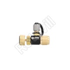 SZERVÍZCSAP JAVAC 1/4"x1/4" VÁKUUM- és NYOMÁSÁLLÓ  (mélyvákuumra minősített)