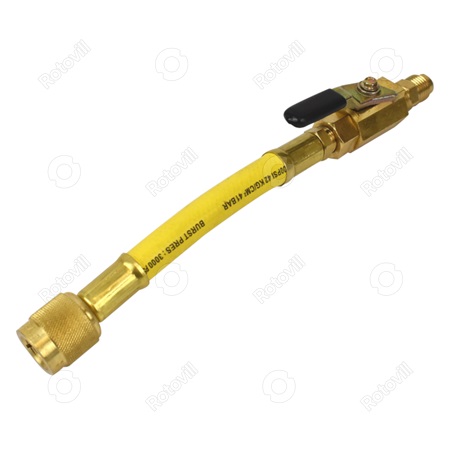 SZERVÍZCSAP MASTERCOOL (sárga)  1/4" SAE