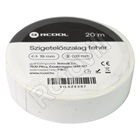 SZIGETELŐSZALAG RCOOL 19mm/20m FEHÉR