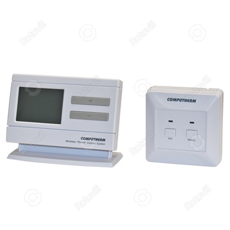 SZOBATERMOSZTÁT Q7RF DIGITÁLIS, PROGRAMOZHATÓ, RÁDIÓFREKVENCIÁS