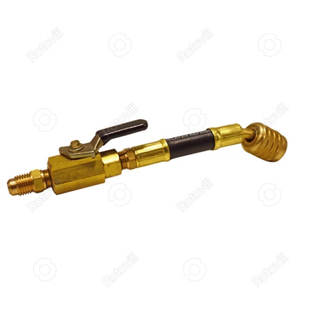 TÖLTŐ ADAPTER ELZÁRÓCSAPPAL MASTERCOOL (R410A)