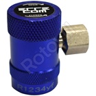 TÖLTŐ CSATLAKOZÓ AUTÓKLÍMA ERRECOM R1234YF, M12X1,5 (SZÍVÓOLDALI/KÉK)