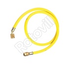 TÖMLŐ (SÁRGA) REFCO HŰTŐKÖZEGEKHEZ 1/4" SAE (90 cm), 60 bar nyomásig