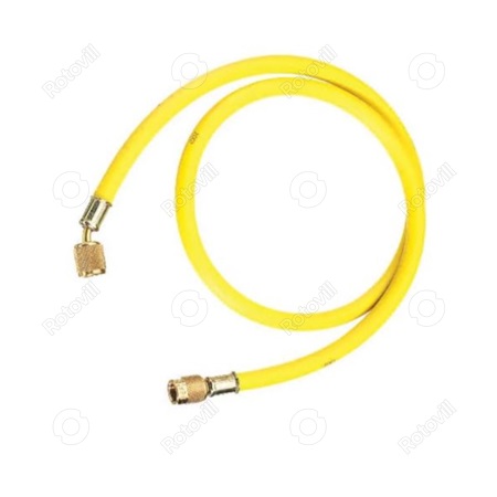 TÖMLŐ (SÁRGA) REFCO HŰTŐKÖZEGEKHEZ 1/4" SAE (90 cm), 60 bar nyomásig