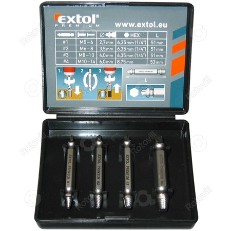 TÖRTCSAVAR KISZEDŐ KÉSZLET EXTOL PREMIUM