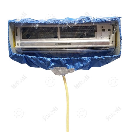 VÉDŐFÓLIA (MOSÓZSÁK) KLÍMATISZTÍTÁSHOZ Professzionális szett (5-7-9 kW gépekhez, 100-130 cm)