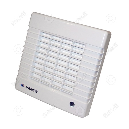 VENTILÁTOR 100 MAT d:100mm 93m3/ó IDŐKAPCS.+AUT.ZSALUS