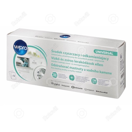 VÍZKŐ ÉS MOSÓSZEROLDÓ UNIVERZÁLIS WHIRLPOOL/ELECTROLUX/CANDY (12db/csomag)