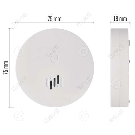 VÍZSZIVÁRGÁS-ÉRZÉKELŐ GOSMART ZigBee