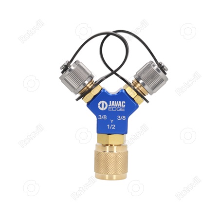 Y-IDOM JAVAC 3/8 x 3/8 x 1/2" VÁKUUM- és NYOMÁSÁLLÓ  (mélyvákuumra minősített)